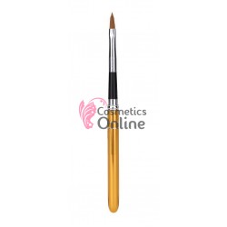 Pensula de unghii pentru constructie cu Acril nr 6 cu capac art PU99